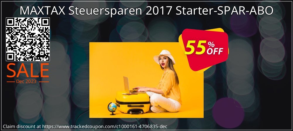 MAXTAX Steuersparen 2017 Starter-SPAR-ABO coupon on National Walking Day promotions