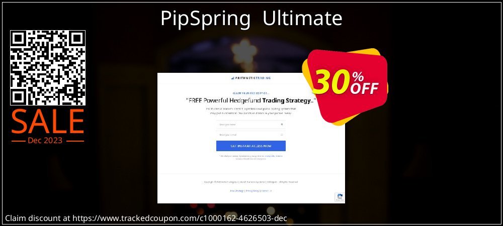 PipSpring  Ultimate coupon on Easter Day offer
