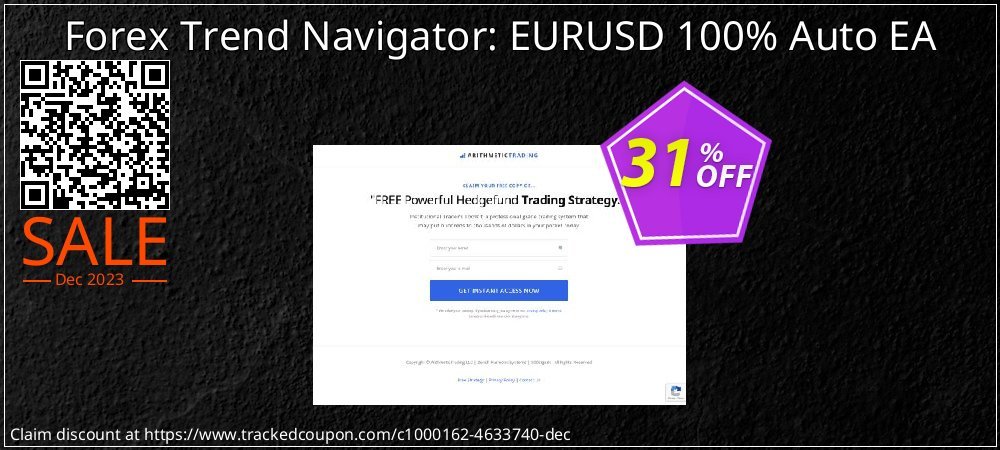 Forex Trend Navigator: EURUSD 100% Auto EA coupon on National Walking Day discount
