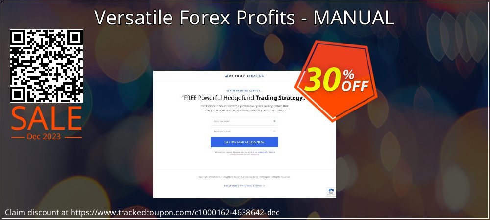 Versatile Forex Profits - MANUAL coupon on April Fools' Day sales