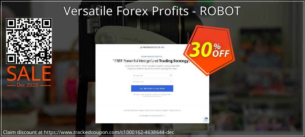 Get 30% OFF Versatile Forex Profits - ROBOT offering discount