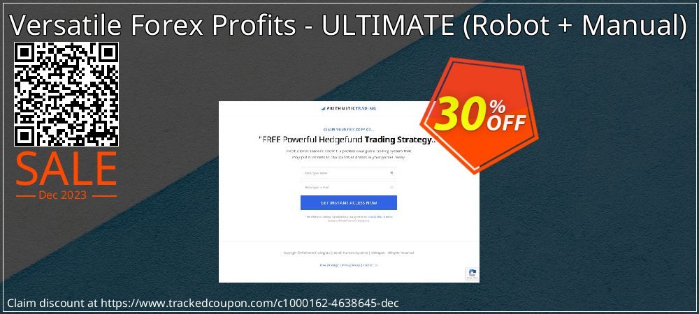 Versatile Forex Profits - ULTIMATE - Robot + Manual  coupon on World Backup Day offer