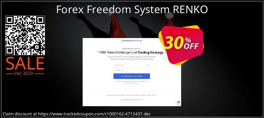 Forex Freedom System RENKO coupon on April Fools' Day offering sales