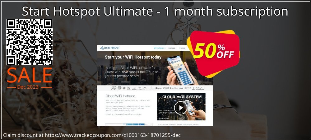 Start Hotspot Ultimate - 1 month subscription coupon on National Walking Day super sale