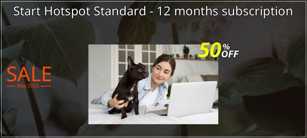Start Hotspot Standard - 12 months subscription coupon on Working Day offering discount