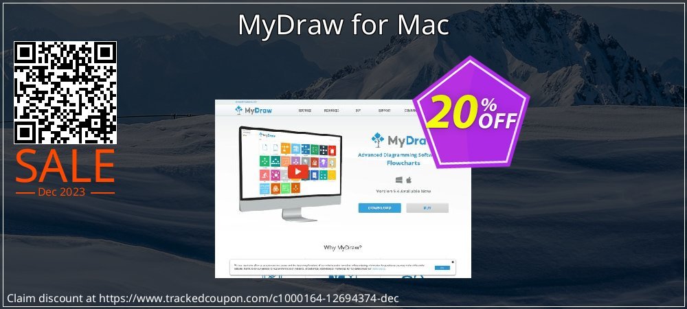 MyDraw for Mac coupon on April Fools' Day offering discount