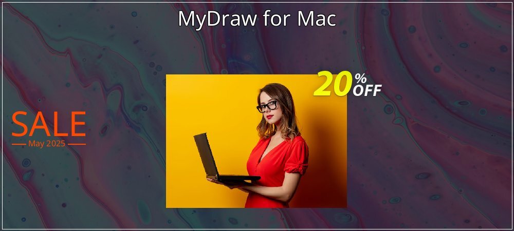 MyDraw for Mac coupon on April Fools' Day offering discount