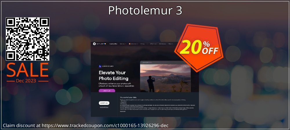 Photolemur 3 coupon on World Party Day promotions
