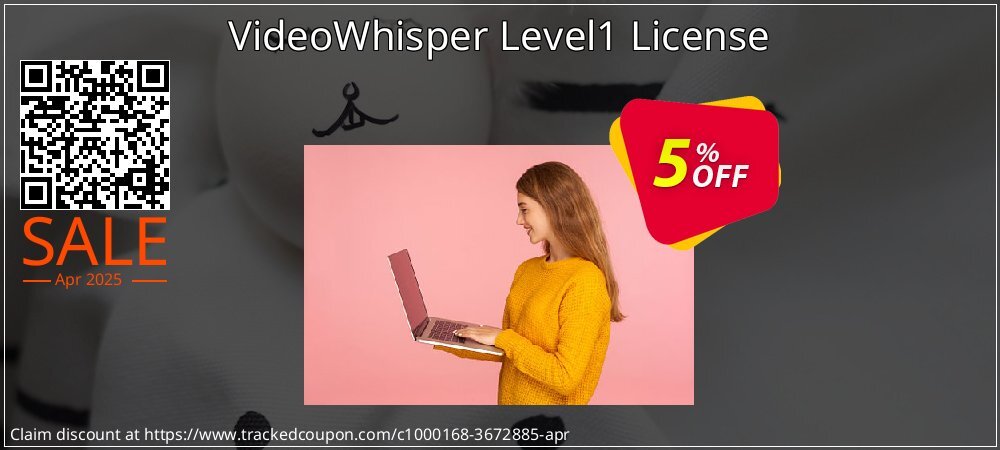 VideoWhisper Level1 License coupon on National Walking Day discount