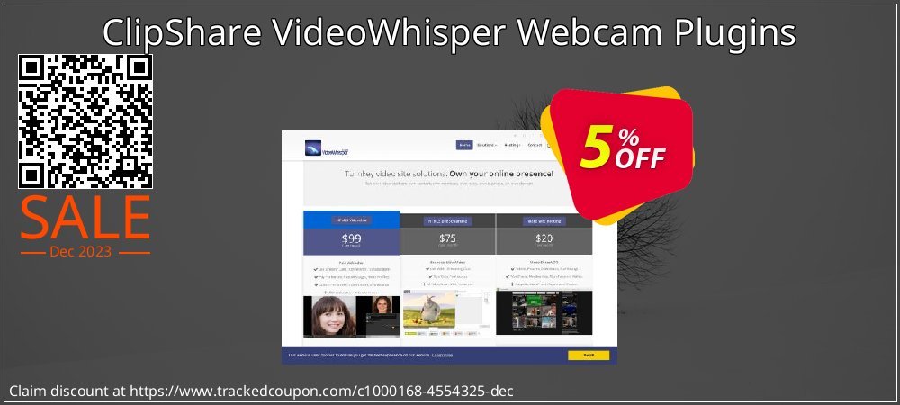 ClipShare VideoWhisper Webcam Plugins coupon on National Walking Day deals