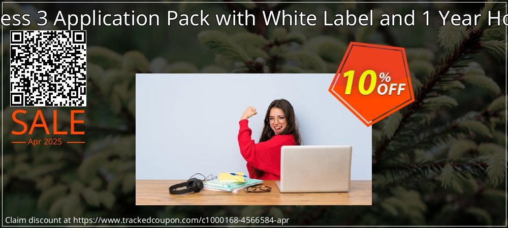 Business 3 Application Pack with White Label and 1 Year Hosting coupon on Tell a Lie Day offer