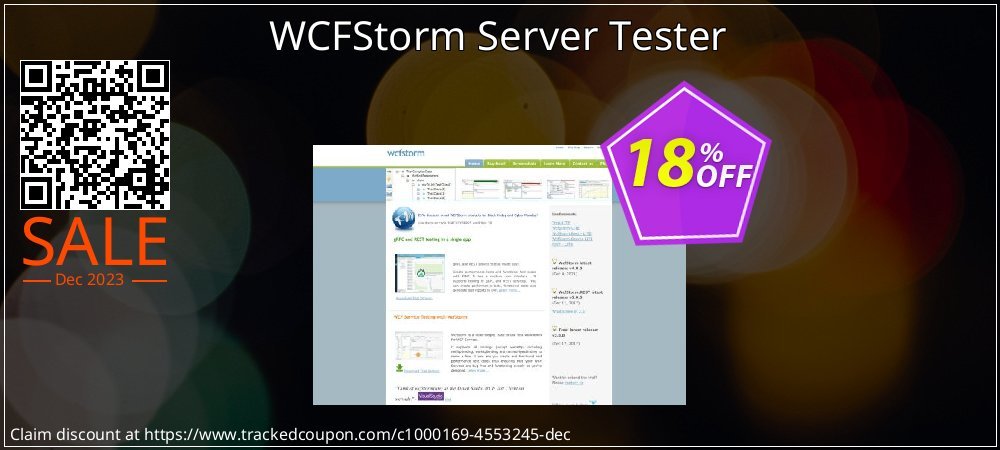 WCFStorm Server Tester coupon on National Walking Day offer