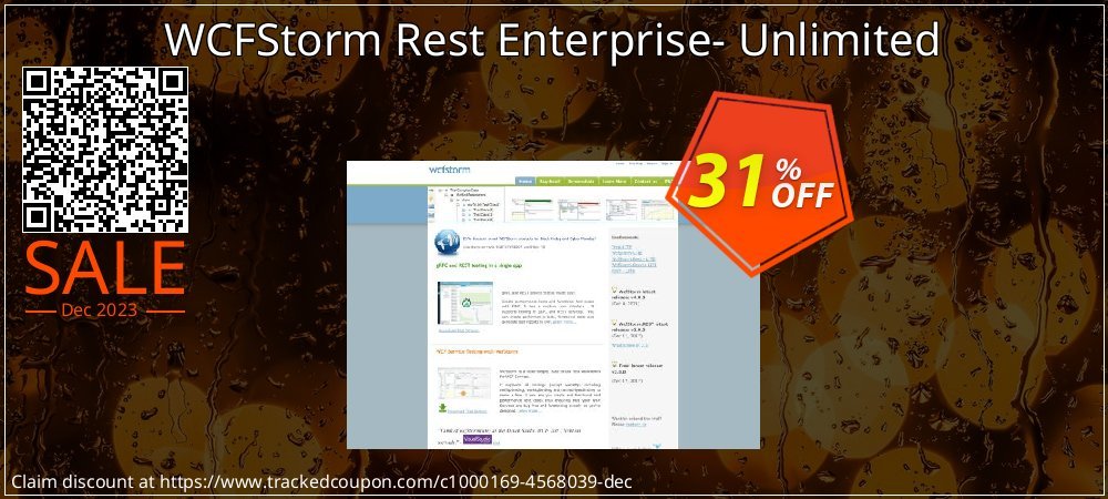 WCFStorm Rest Enterprise- Unlimited coupon on World Password Day deals