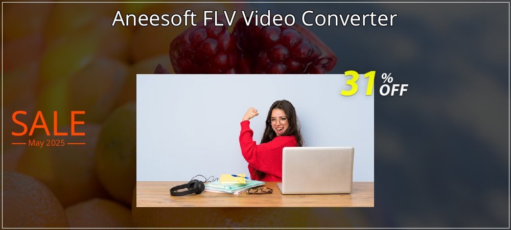 Aneesoft FLV Video Converter coupon on National Pizza Party Day discounts