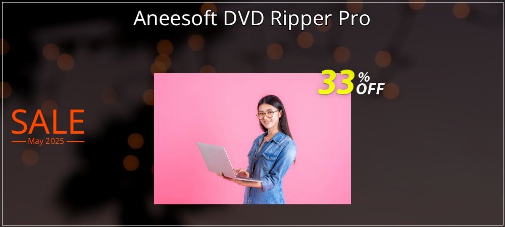 Aneesoft DVD Ripper Pro coupon on Mother's Day offering sales