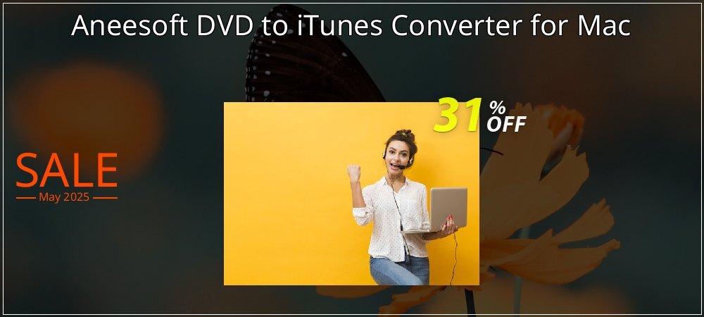 Aneesoft DVD to iTunes Converter for Mac coupon on World Whisky Day sales