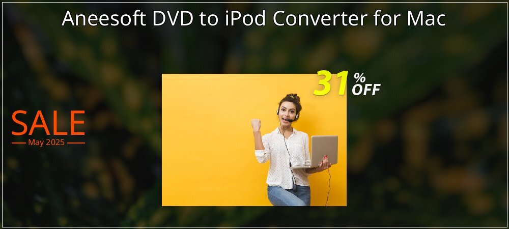 Aneesoft DVD to iPod Converter for Mac coupon on National Memo Day deals
