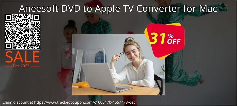 Aneesoft DVD to Apple TV Converter for Mac coupon on National Pizza Party Day offer