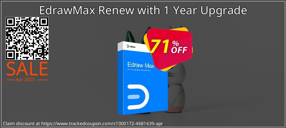 EdrawMax Renew with 1 Year Upgrade coupon on World Password Day super sale