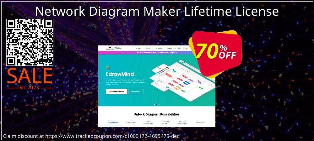 Network Diagram Maker Lifetime License coupon on World Teachers' Day offering sales