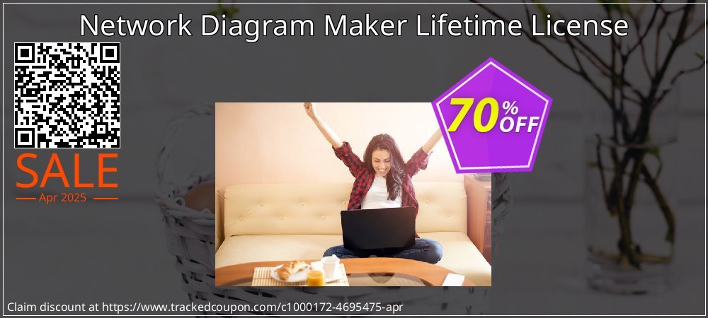 Network Diagram Maker Lifetime License coupon on National Walking Day promotions