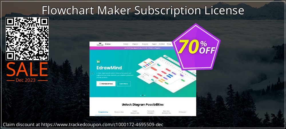 Flowchart Maker Subscription License coupon on National Savings Day discount