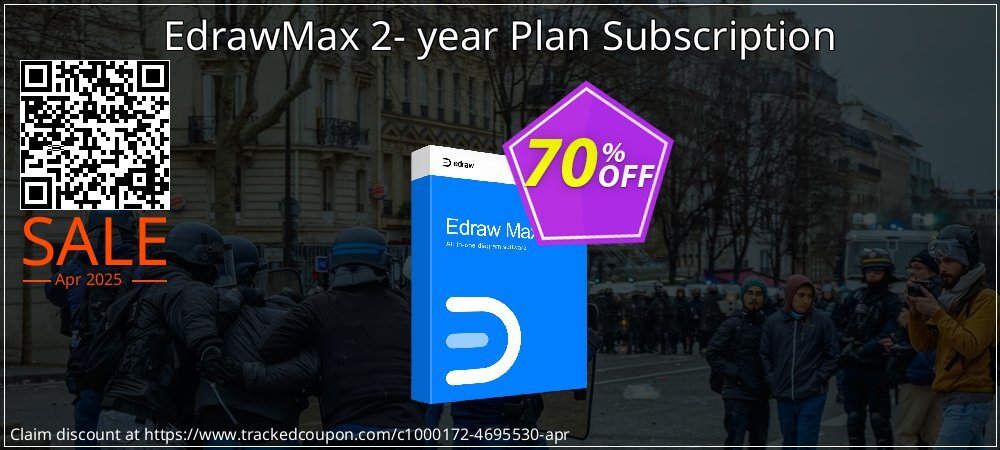 EdrawMax 2- year Plan Subscription coupon on National Walking Day sales