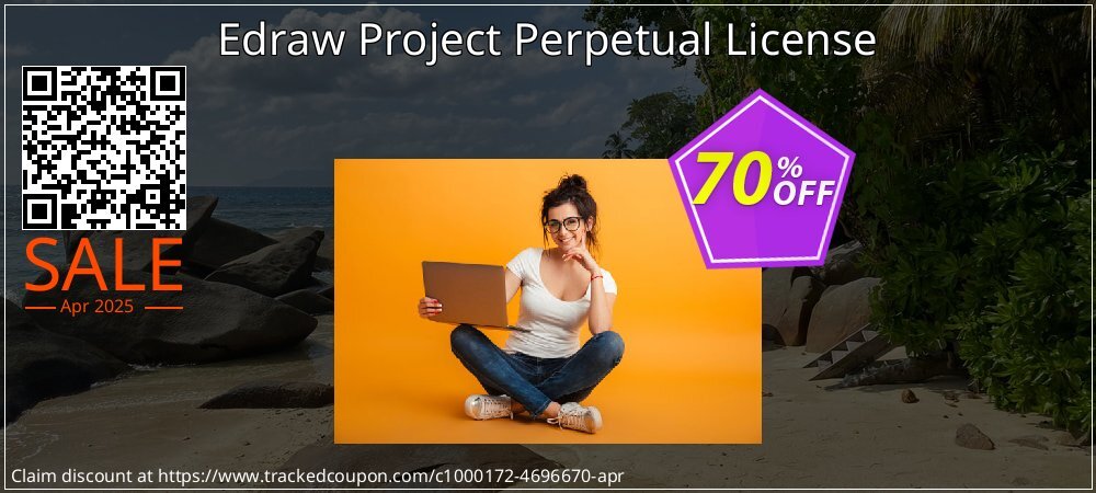 Edraw Project Perpetual License coupon on National Walking Day super sale