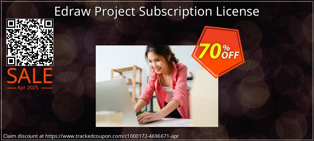 Edraw Project Subscription License coupon on World Party Day discounts