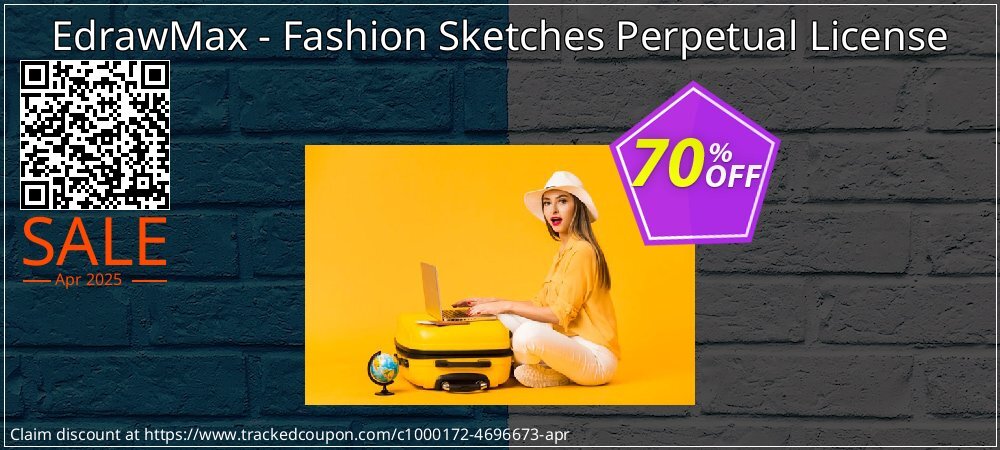 EdrawMax - Fashion Sketches Perpetual License coupon on Constitution Memorial Day deals
