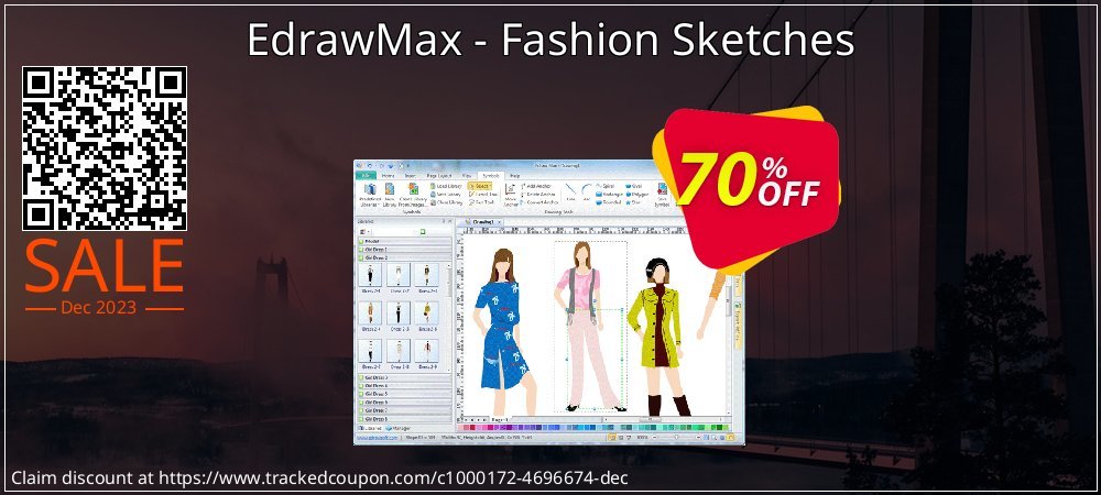 EdrawMax - Fashion Sketches coupon on World Teachers' Day discounts