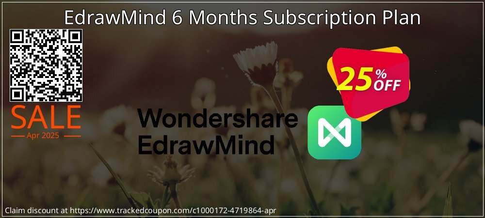 EdrawMind 6 Months Subscription Plan coupon on World Password Day promotions