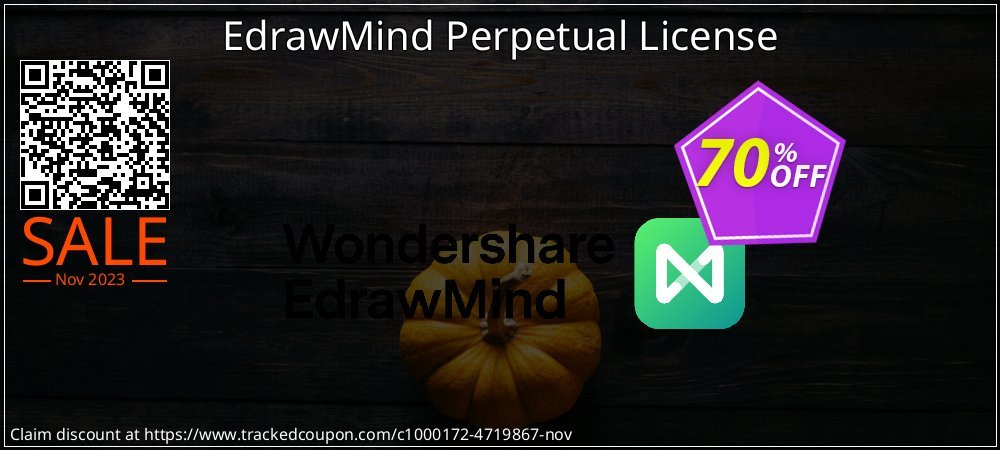 EdrawMind Perpetual License coupon on National Pumpkin Day discounts