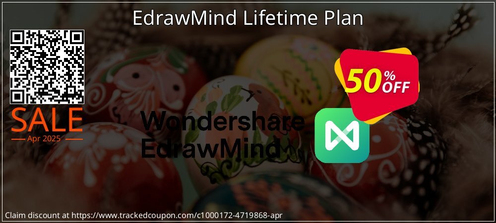 EdrawMind Lifetime Plan coupon on Easter Day offer