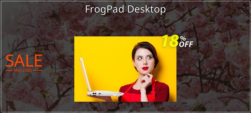 FrogPad Desktop coupon on Tell a Lie Day offering sales