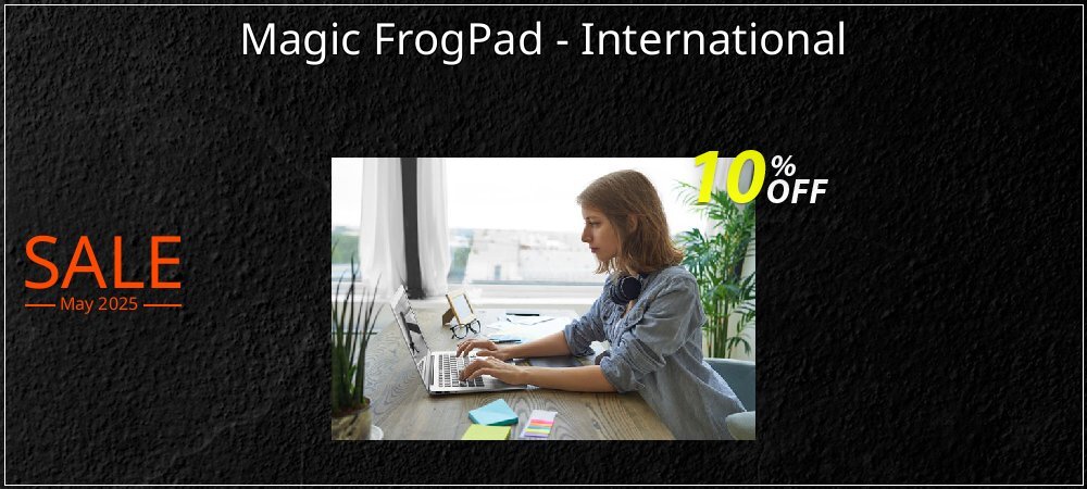 Magic FrogPad - International coupon on National Memo Day offering discount