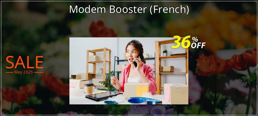 Modem Booster - French  coupon on World Party Day offer