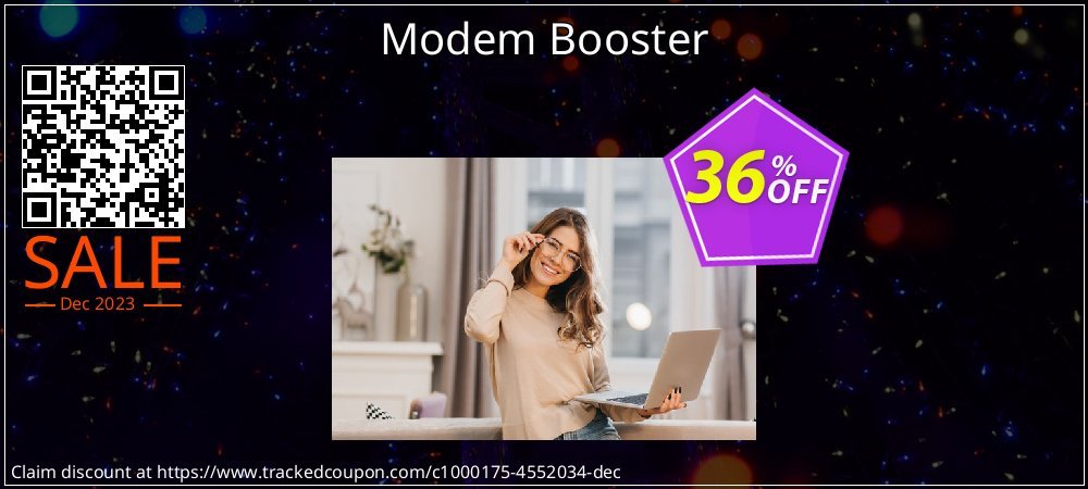 Modem Booster coupon on National Smile Day offering discount