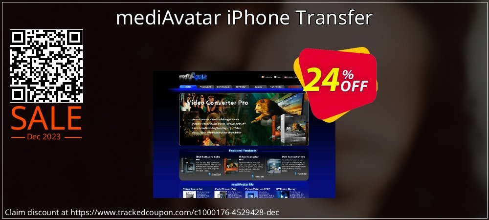 mediAvatar iPhone Transfer coupon on Easter Day super sale