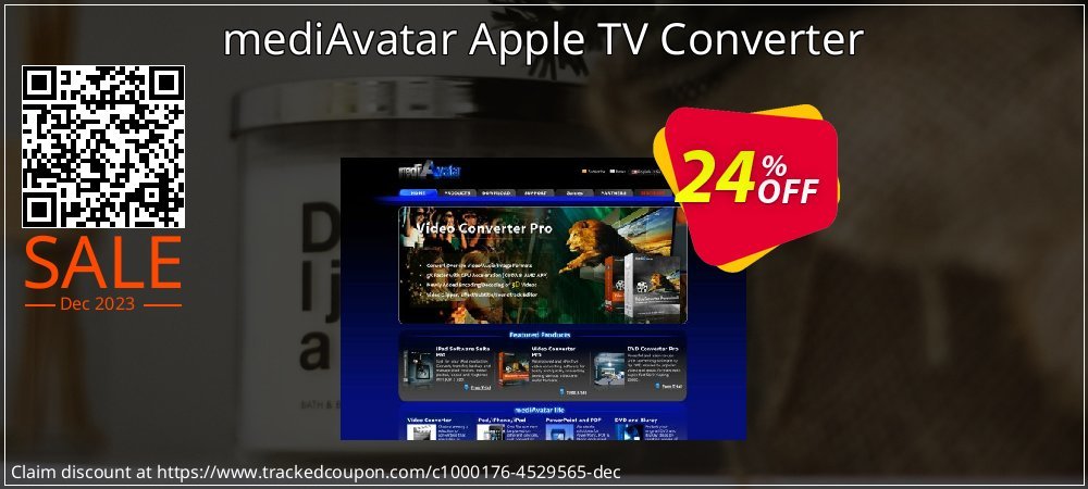 mediAvatar Apple TV Converter coupon on National Walking Day promotions