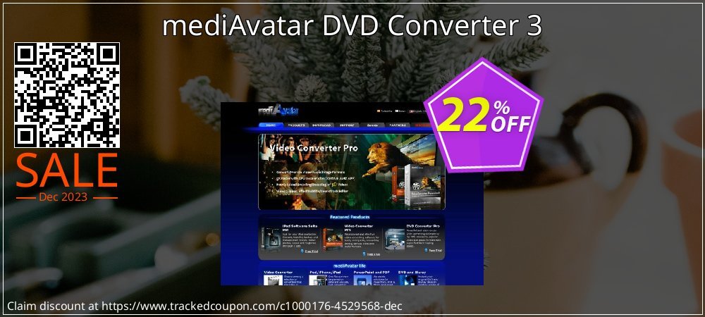 mediAvatar DVD Converter 3 coupon on Virtual Vacation Day deals