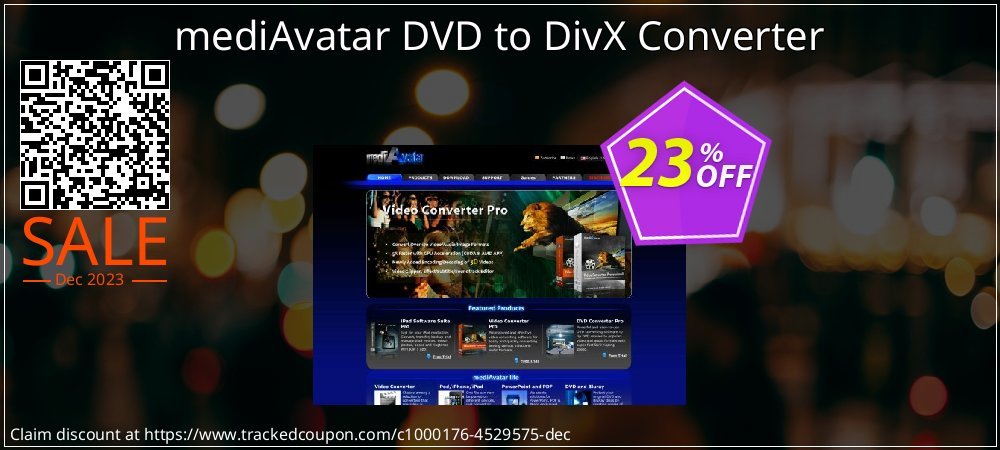 mediAvatar DVD to DivX Converter coupon on National Walking Day sales