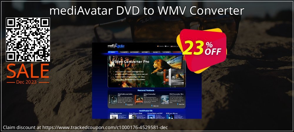 mediAvatar DVD to WMV Converter coupon on World Party Day super sale