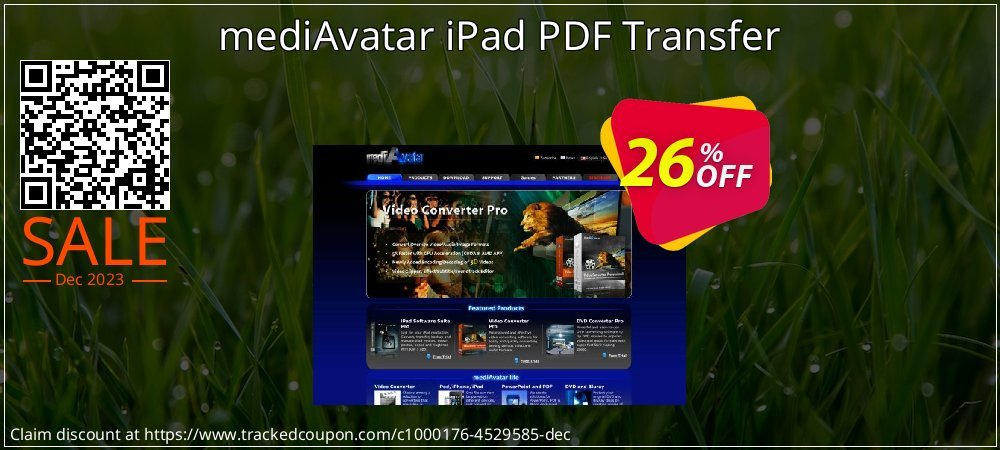 mediAvatar iPad PDF Transfer coupon on Mother Day offer