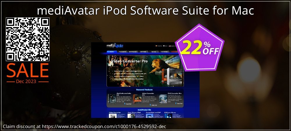 mediAvatar iPod Software Suite for Mac coupon on April Fools' Day promotions