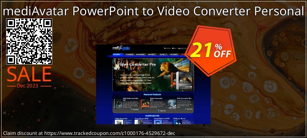 mediAvatar PowerPoint to Video Converter Personal coupon on April Fools' Day discounts