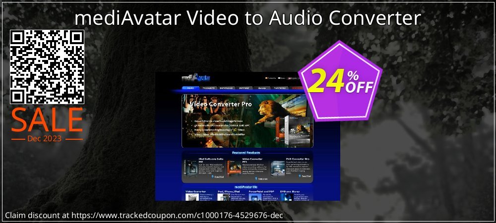mediAvatar Video to Audio Converter coupon on World Party Day offer