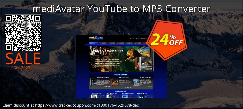 mediAvatar YouTube to MP3 Converter coupon on Constitution Memorial Day offering sales