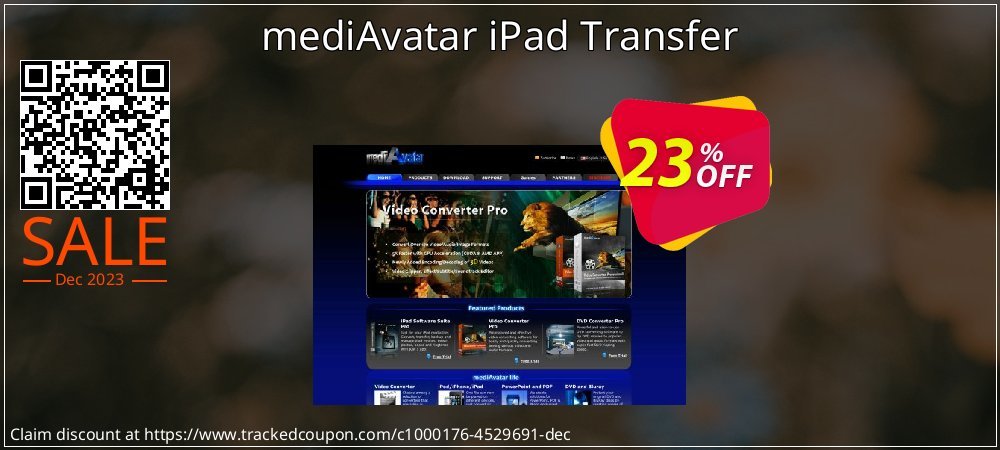 mediAvatar iPad Transfer coupon on National Loyalty Day sales