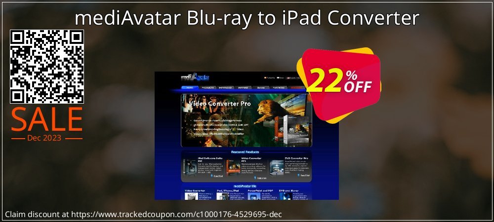 mediAvatar Blu-ray to iPad Converter coupon on National Walking Day discount